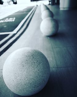 Close-up of ball on table