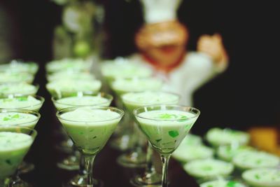 Close-up of drink on table