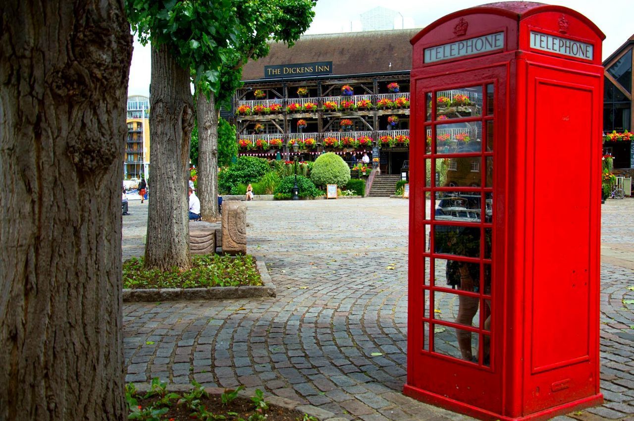 VIEW OF TELEPHONE BOOTH