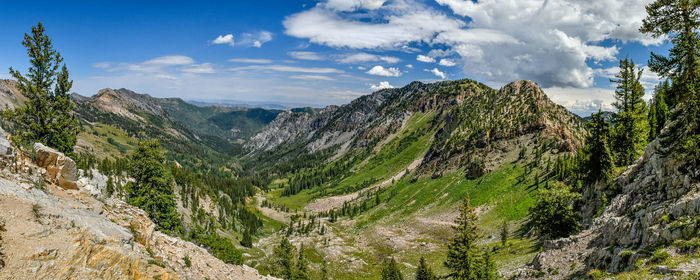 Panoramic view of landscape against sky