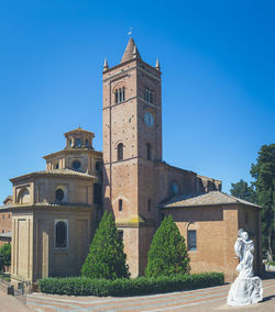 View of historical building against blue sky
