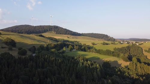 Panoramic view of landscape against sky