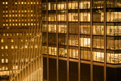 Illuminated buildings