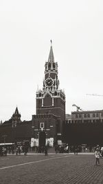 View of fountain in front of building