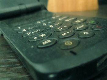Close-up of computer keyboard