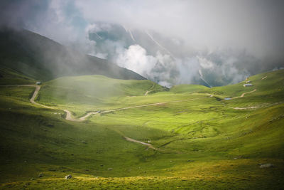 Scenic view of landscape against sky