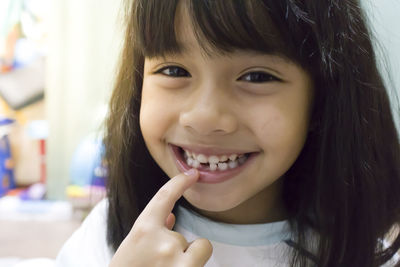 Portrait of a smiling girl