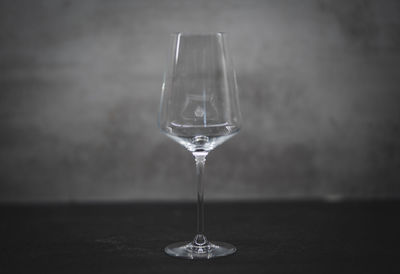 Close-up of wine glass on table