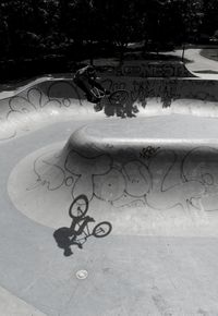 Car on road at night