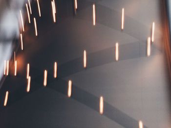 Close-up of illuminated lights