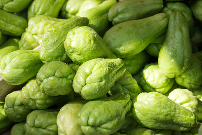 Full frame shot of vegetables at market