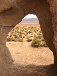 Rock formations in a desert