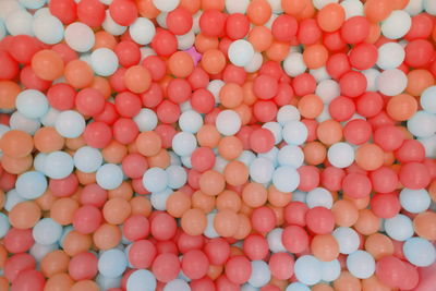 Full frame shot of multi colored candies