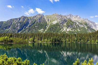 Poprad mountain lake, or popradske pleso, is the mountain lake located in the high tatras, slovakia