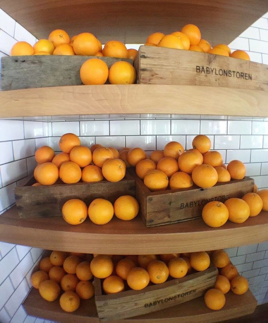 VARIOUS FRUITS AND VEGETABLES ON WOODEN