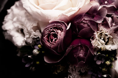 Close-up of rose bouquet