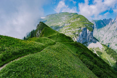 Panoramic view of landscape against sky