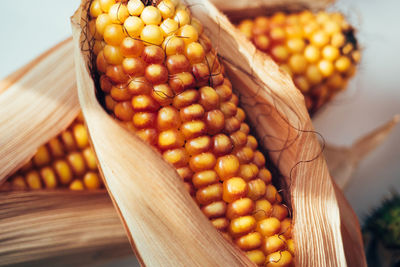 Close-up of corns