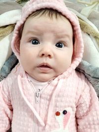 Portrait of cute baby boy