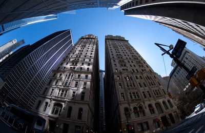 Low angle view of buildings against sky