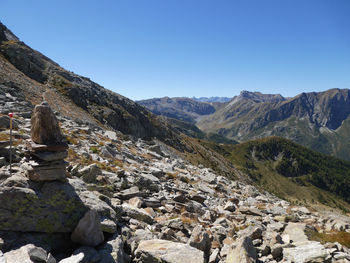 Scenic landscape near colle sibolet