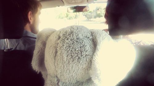 Woman looking at camera