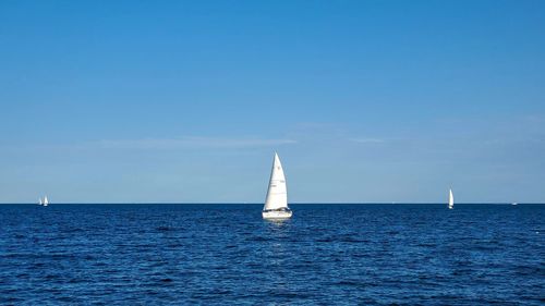 Sailing on lake ontario 