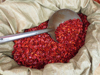 Close-up of food on table