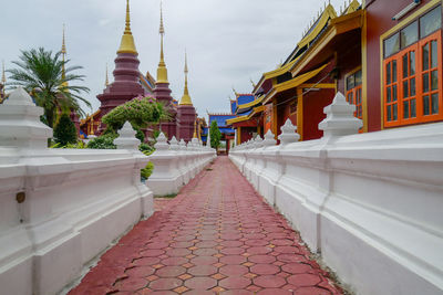 View of temple building