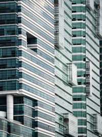 Full frame shot of modern office building in city