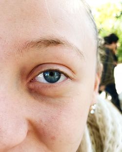 Close-up portrait of girl