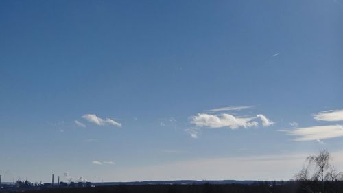 Low angle view of sky
