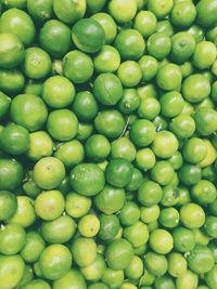 Full frame shot of green apples