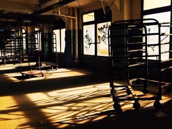 Interior of empty chairs