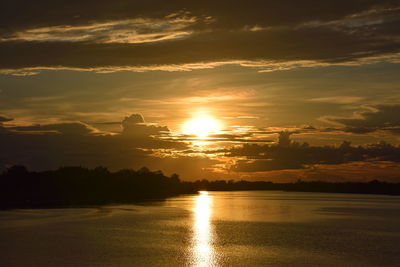 Scenic view of sunset sky