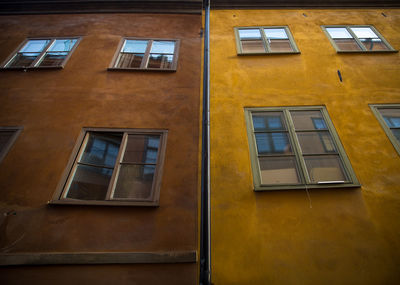 View of the vintage street of the city of stockholm