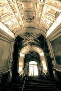 Low angle view of ceiling