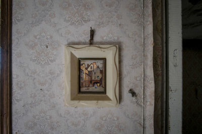 Window on wall of old building