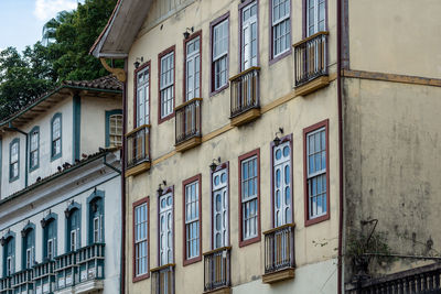 Low angle view of residential building