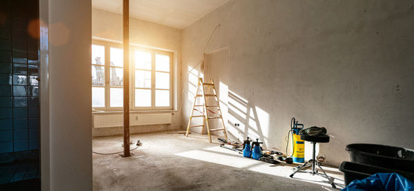 View of empty room with windows