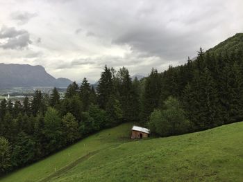 Panoramic view of wörgl from hennersberg - austria