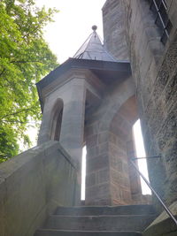 Low angle view of building against sky