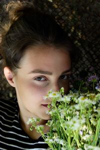 Close-up portrait of a girl