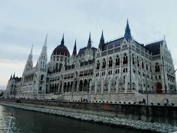 View of building in city against sky