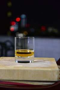 Close-up of drink on table