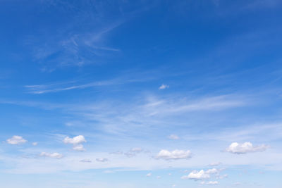 Perfect weather sky in the summer