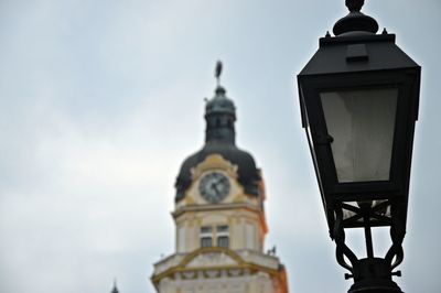 Low angle view of church against sky