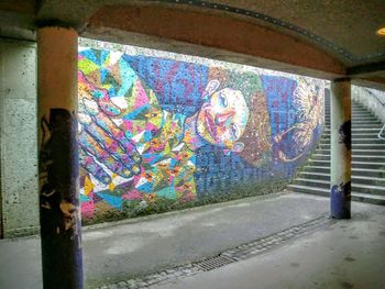 Graffiti on wall