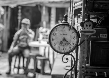 Close-up of clock