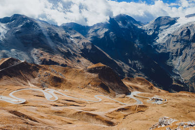 High alpine road in austria